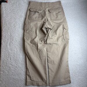 Gap Factory baggy Mens 30x30 Tan Beige Cargo Paratrooper Wide Leg Pants Y2K